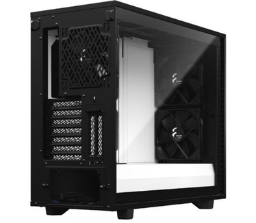 Fractal Design Define 7 Tempered Glass Clear Tint Zwart/Wit