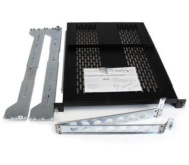 Startech.com 2U ventilerende uitschuifbaar rack lade met kabelbeheerarm & instelbare montagediepte 90,7 kg