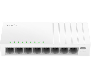 Cudy 8-Port Gigabit Switch with USB-C Power Input, GS108U 2.0