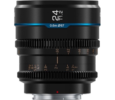Sirui E-mount Cinemalens 24 mm T1.2 S35 Nightwalker Series