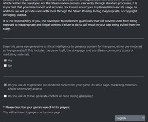 Steam formulier voor AI-label