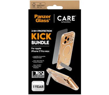 PanzerGlass PanzerGlass® | CARE by PanzerGlass® 3-in-1 Feature Kick Bundle iPhone 17 Pro Max