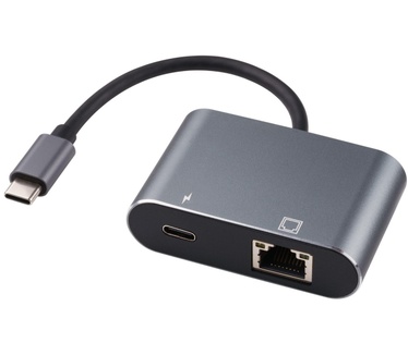Microconnect USB3.1CETHPDBA Zwart