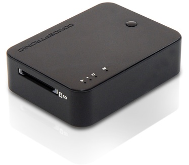 Conceptronic Draadloze kaartlezer met Powerbank