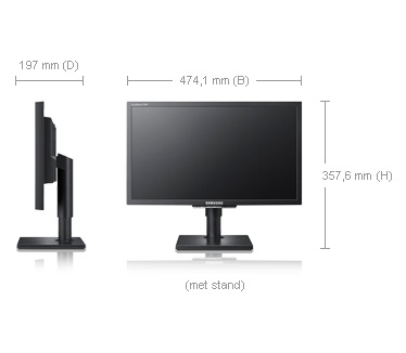 Samsung Syncmaster F2080 Zwart