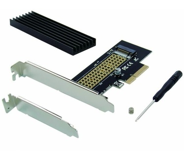 Conceptronic EMRICK05BS Interfaceadapter M.2 NVMe PCIe Card incl. Heat Sink