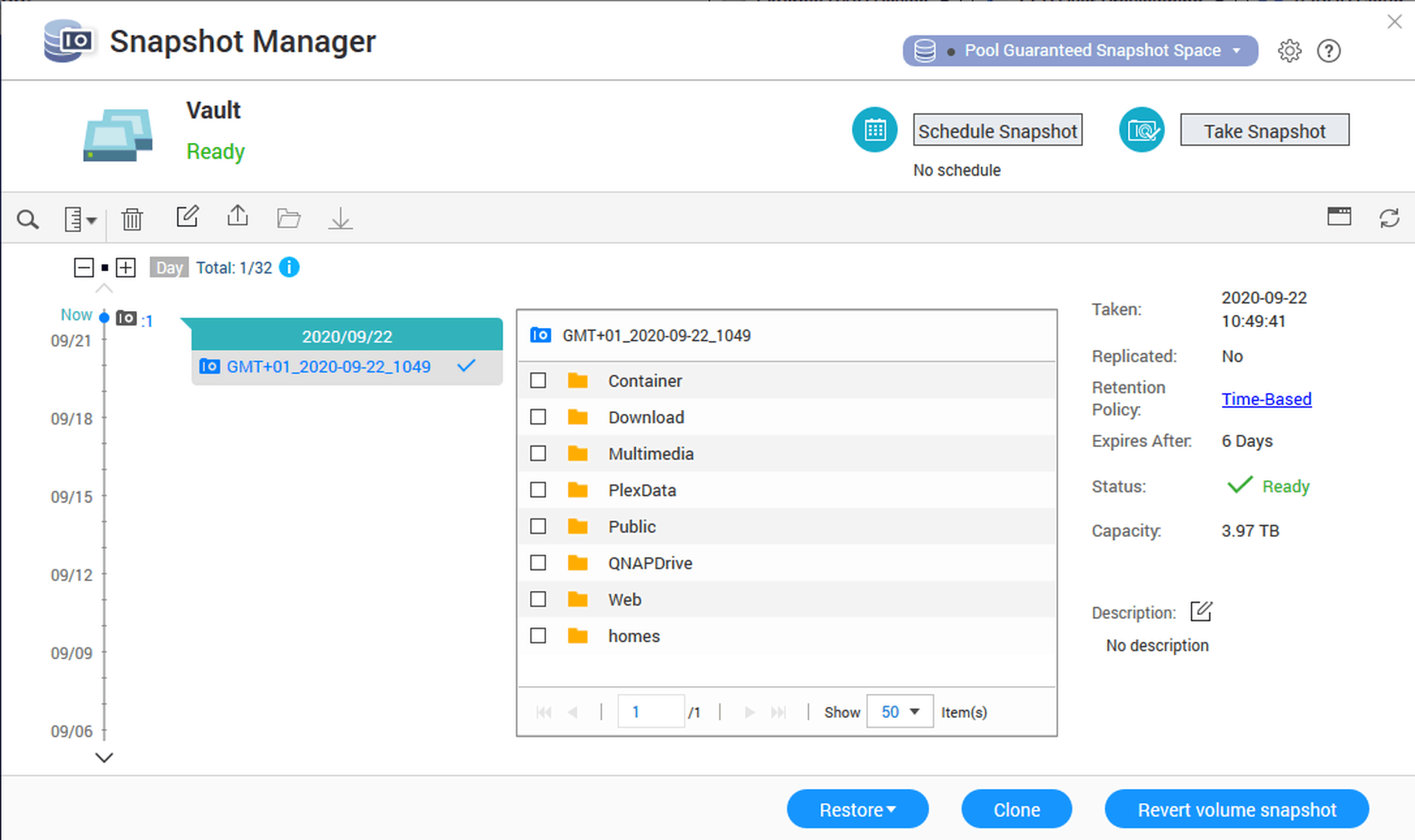 Snapshot manager
