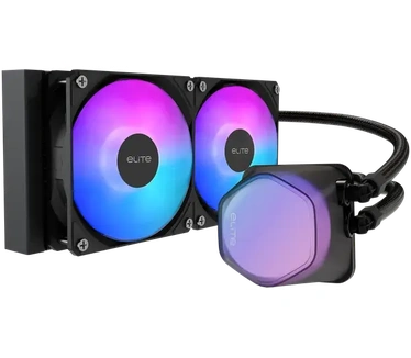 Cooler Master Elite Liquid 240 Zwart
