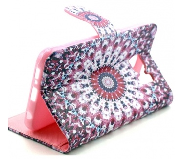 Kees Portemonnee Hoesje Samsung Galaxy S6 - Mandala Flower