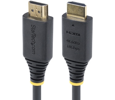 Startech.com 4m Premium Gecertificeerde High Speed HDMI Kabel, 4K 60Hz/1440p 144Hz, HDR10/HDCP 2.2/ARC, 18Gbps, UHD HDMI 2.0 Kabel voor TV/Monitor/Display, TPE Mantel