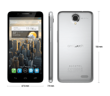 Alcatel One Touch  Idol (OT-6030A) Zilver