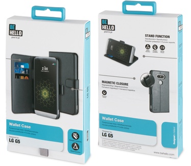 BeHello LG G5 Wallet Case Black