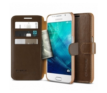 Verus Verus Layered Dandy Samsung Galaxy S6 leather case - Dark Brown