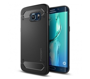 Spigen Rugged Armor Samsung Galaxy S6 edge Plus Case - SGP11698 - Black