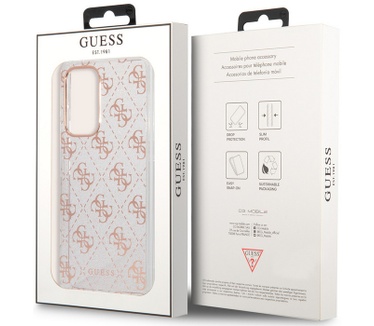 Guess 4G Glitter Hard Case - Samsung Galaxy A53 (A536) - Roze Roze