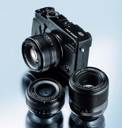 Fujifilm X-Pro1 met lenzen