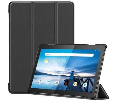 qMust Lenovo Tab M10 Smart Tri-Fold Case - Zwart