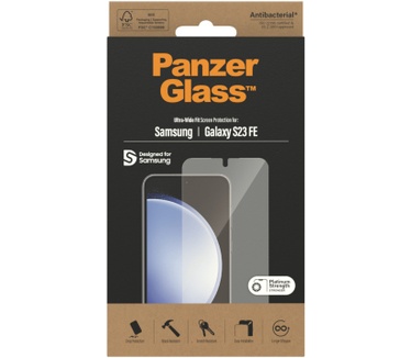 PanzerGlass Ultra-Wide Fit Screenprotector - Samsung Galaxy S23 FE (Samsung Galaxy S23 FE)