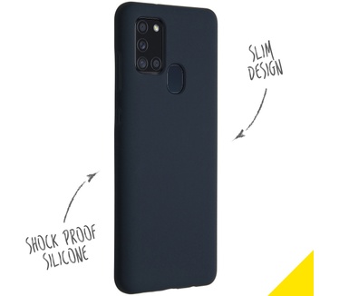 Accezz Liquid Siliconen (Galaxy A21s) Blauw