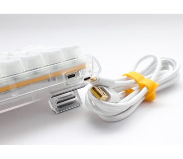 Ducky One 3 Mini, clear keycaps, MX Speed, Qwerty US, Wit