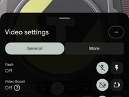 De camera-interface van de Google Pixel 10.