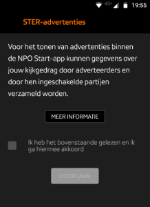 NPO Start cookie