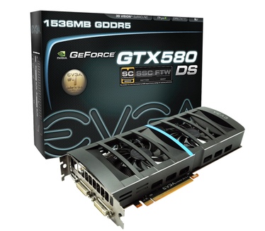 EVGA GeForce GTX 580 DS Superclocked