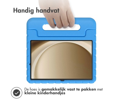 Accezz Kidsproof Backcover met handvat Samsung Galaxy Tab A9 Plus - Blauw