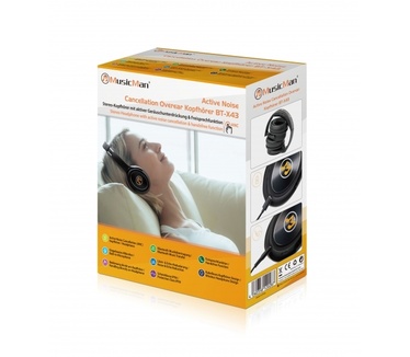 MusicMan MusicMan ANC Wireless BT-X43 Black (Zwart)