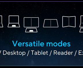 ASUS Fold 17 modes