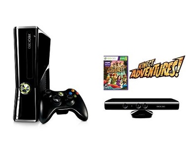 Microsoft Xbox 360 Elite 250GB + Kinect pakket Zwart