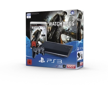 Sony PlayStation 3 Slim (2012) 500GB + Watch_Dogs Zwart