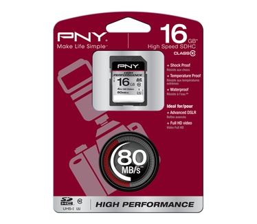 PNY 16GB, SDHC High Performance