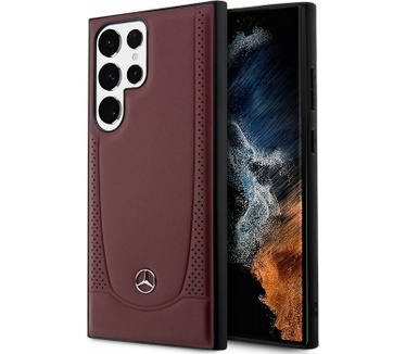 Mercedes-Benz Urban BackCase Samsung Galaxy S23 Ultra (S918) Rood Rood