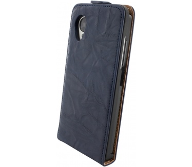 Mobiparts Mobiparts Vintage Flip Case LG Google Nexus 5 Navy Blue