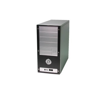 AOpen F501H (ATX, Geen PSU, Zwart/Zilver)