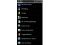 HTC Sensation instellingenmenu