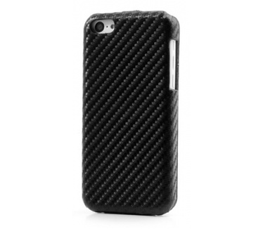 Kees KEES Carbon Print Flip Hoesje Apple iPhone 5C - Zwart