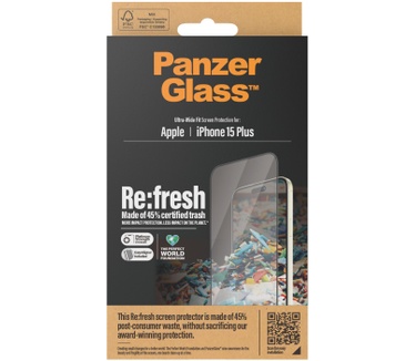 PanzerGlass UWF Refresh with 45% rec. Glas