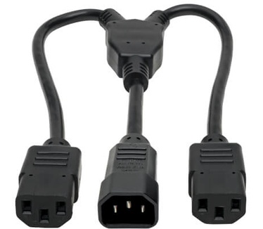 Tripp-Lite P004-18N-2C13 Zwart