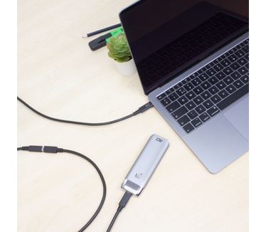 ACT AC7412 - USB 3.2 Gen1 Verlengkabel C male - C female 2 meter Zwart