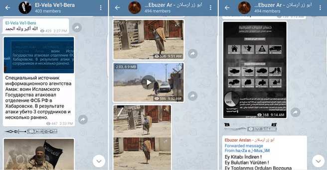 Telegram ISIS