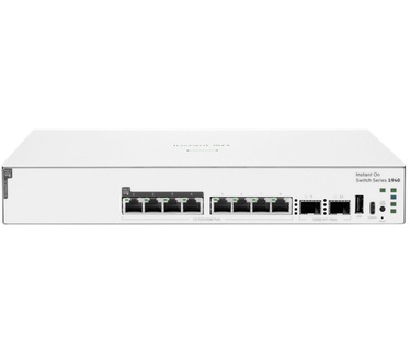 HPE Networking Instant On Switch 8p Gigabit CL6 PoE 2p SFP 124W 1940