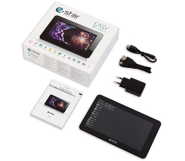 eSTAR Easy IPS Quad Core Zwart