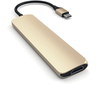 Satechi Type-C USB Multi-Port Hub Goud