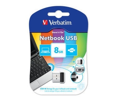 Verbatim Store'n'Go Netbook USB drive 8GB Zwart