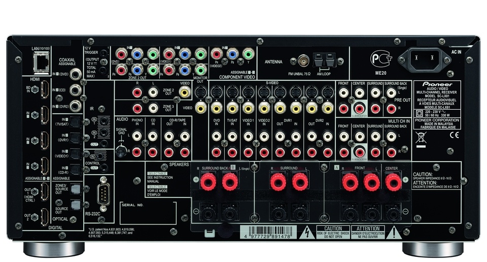 Specificaties van Pioneer SC-LX81 - Tweakers