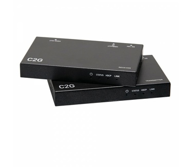 CablesToGo HDMI® HDBaseT Extender over Cat Box-zender naar Box-ontvanger - 4K 60Hz