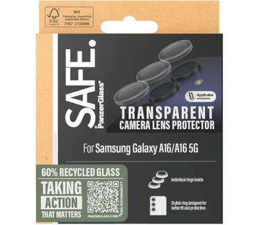 PanzerGlass SAFE. by PanzerGlass® Camera Lens Protector Transparent Samsung Galaxy A16 4G | A16 5G