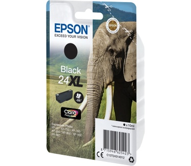 Epson Singlepack Black 24XL Claria Photo HD Ink
